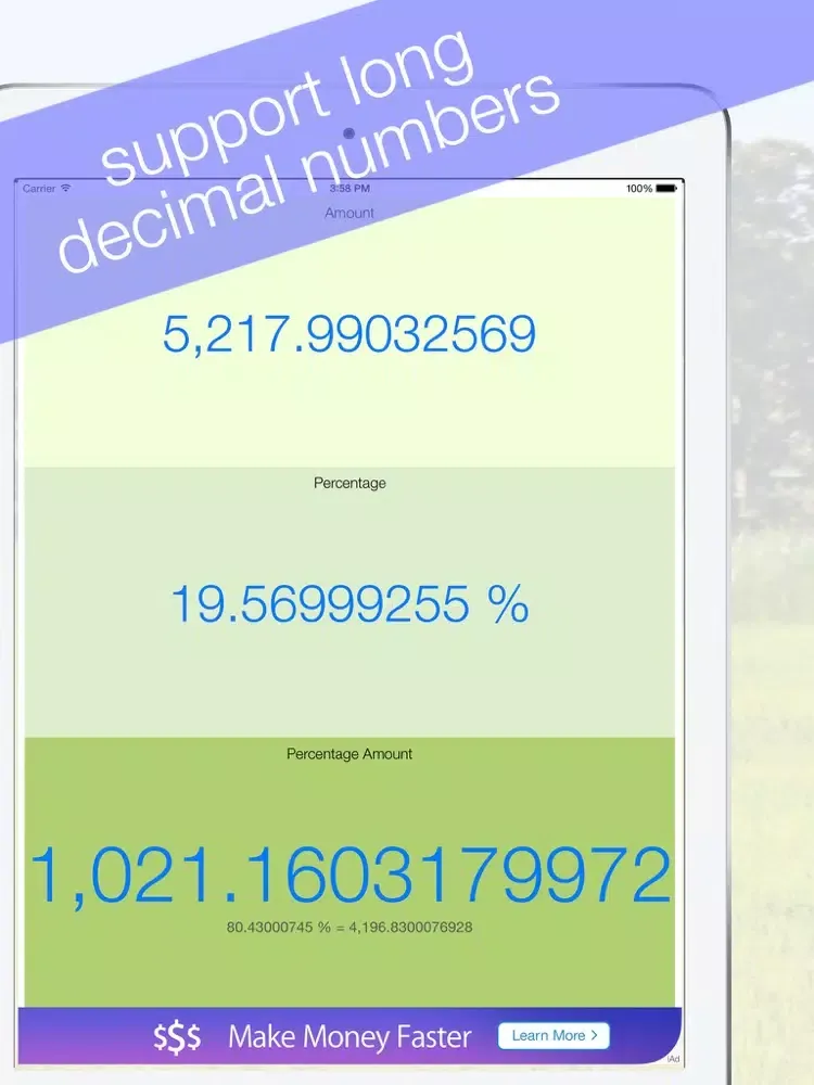 Capturas de pantalla de Simply Percentage Free iPad 