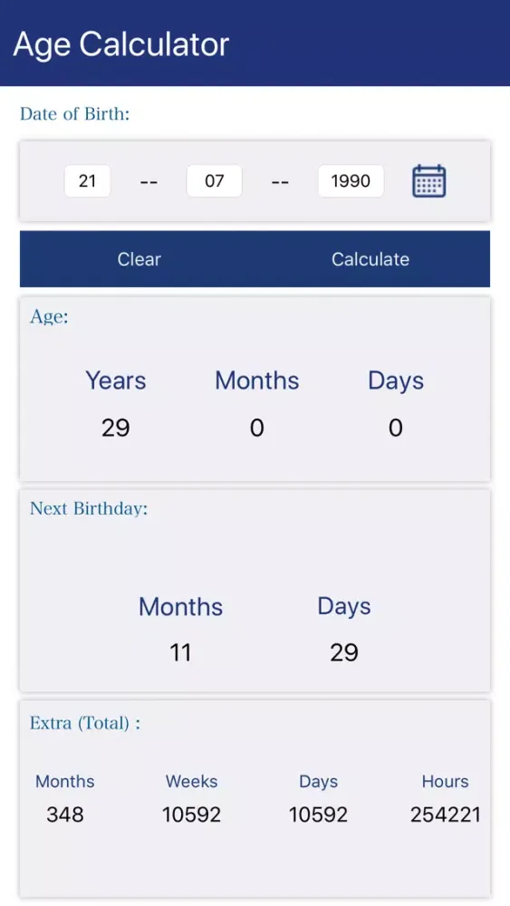 تصاویر Age Calculator - Calculate age