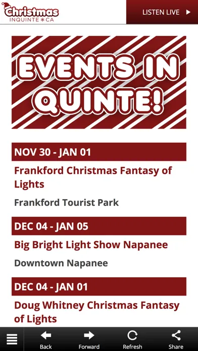 Captures d'écran de Christmas In Quinte