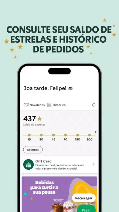 Starbucks Brasil應用截圖