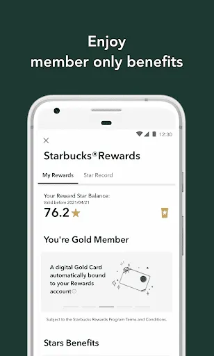 Zrzuty ekranu Starbucks China