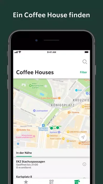 Скриншоты Starbucks Deutschland