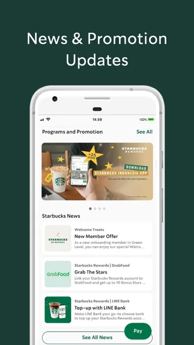 Скриншоты Starbucks Indonesia