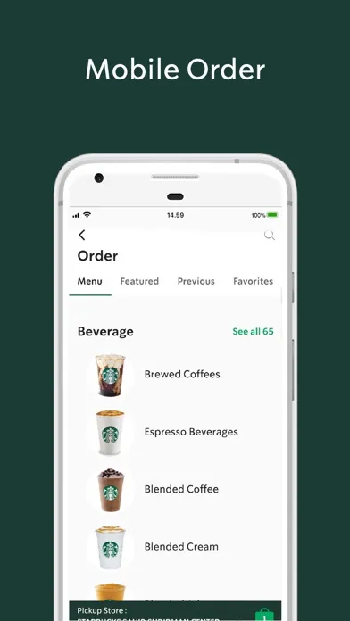 Скриншоты Starbucks Indonesia