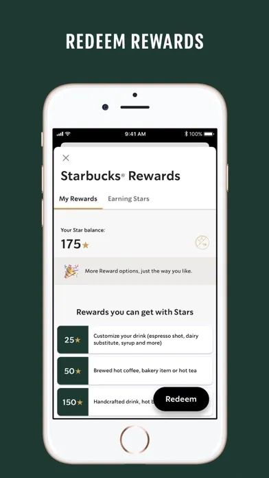 Скриншоты Starbucks