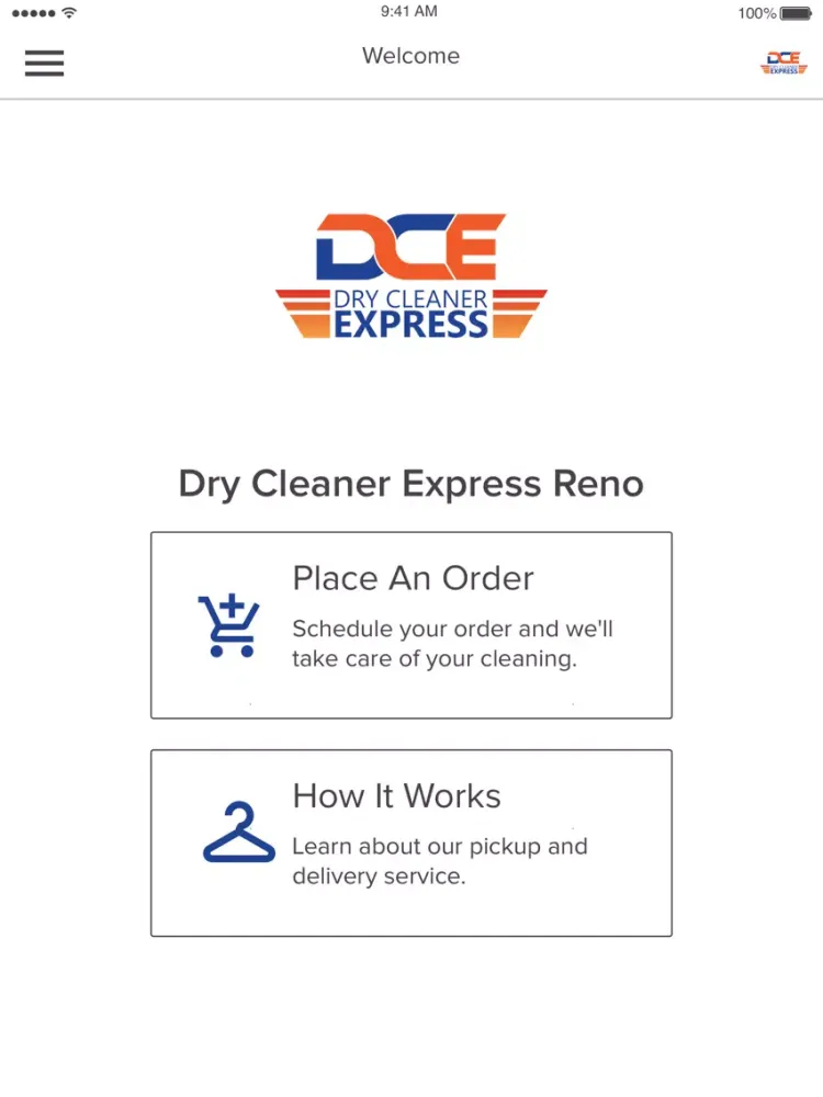 Dry Cleaner Express Reno iPad  Screenshots