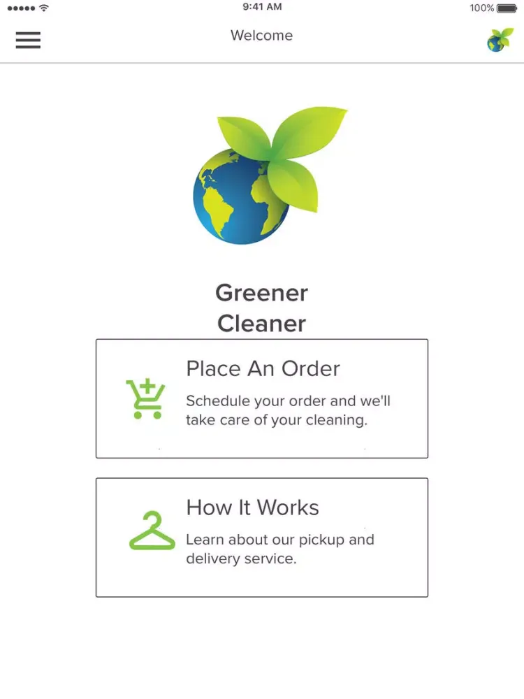 Capturas de tela do Greener Cleaner iPad 