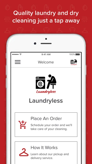 Tangkapan layar Laundryless
