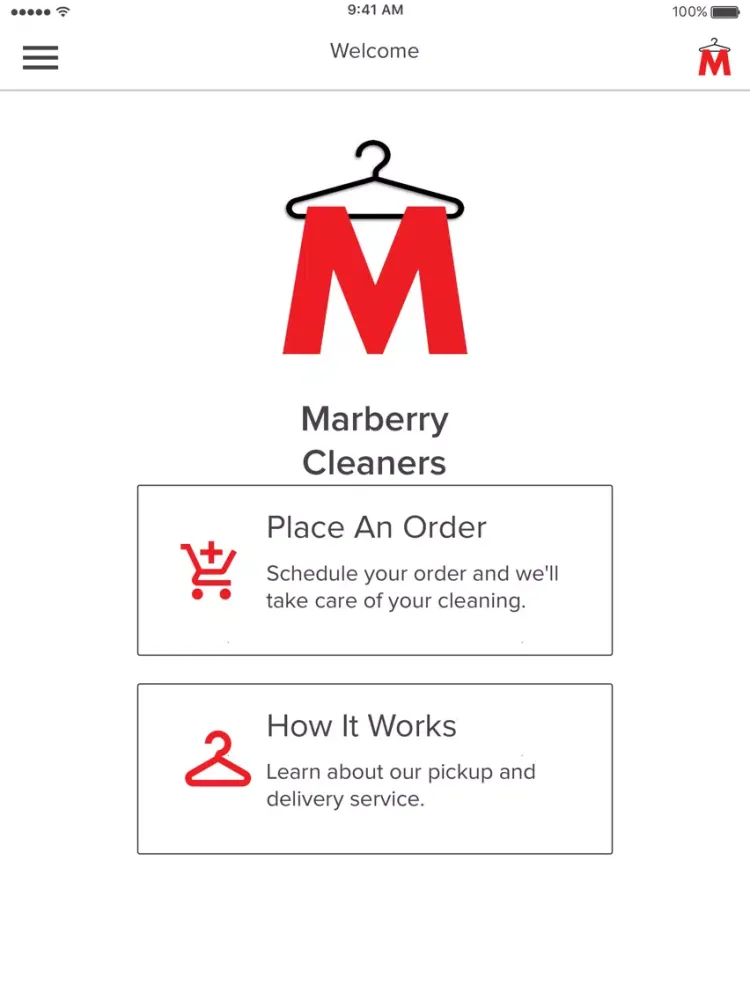 Marberry Cleaners iPad  স্ক্রিনশট