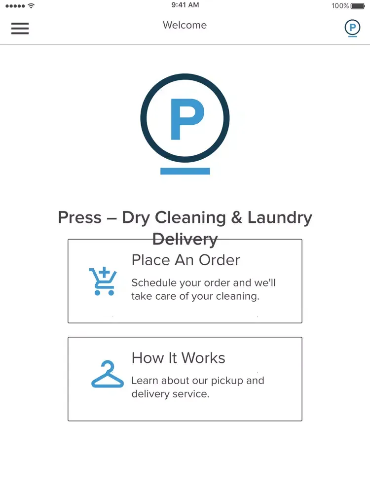 ภาพหน้าจอของ Press – Dry Cleaning & Laundry Delivery iPad 