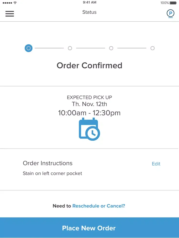 ภาพหน้าจอของ Press – Dry Cleaning & Laundry Delivery iPad 