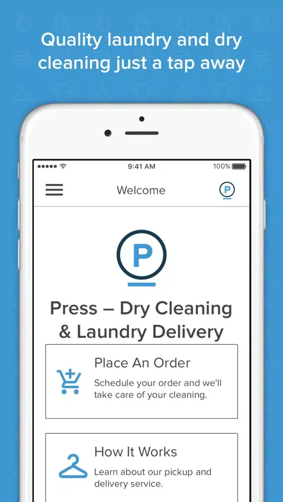ภาพหน้าจอของ Press – Dry Cleaning & Laundry Delivery