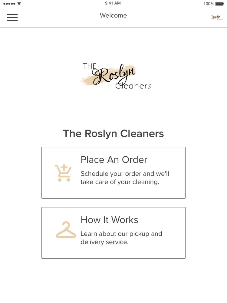 Ảnh chụp màn hình của The Roslyn Cleaners iPad 
