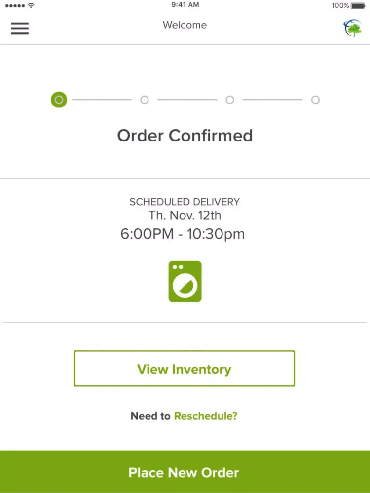 Swiss the Greener Dry Cleaners iPad 应用截图