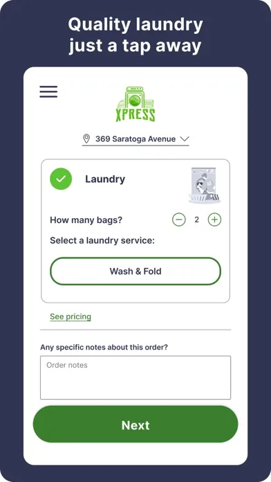 Xpress Laundry Service Screenshots