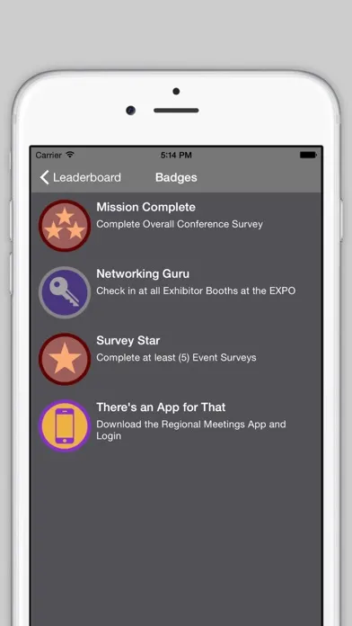Capturas de tela do VALIC Meetings and Events