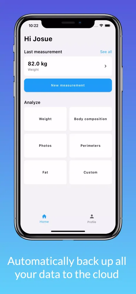 Screenshot di Body Measurement Tracker