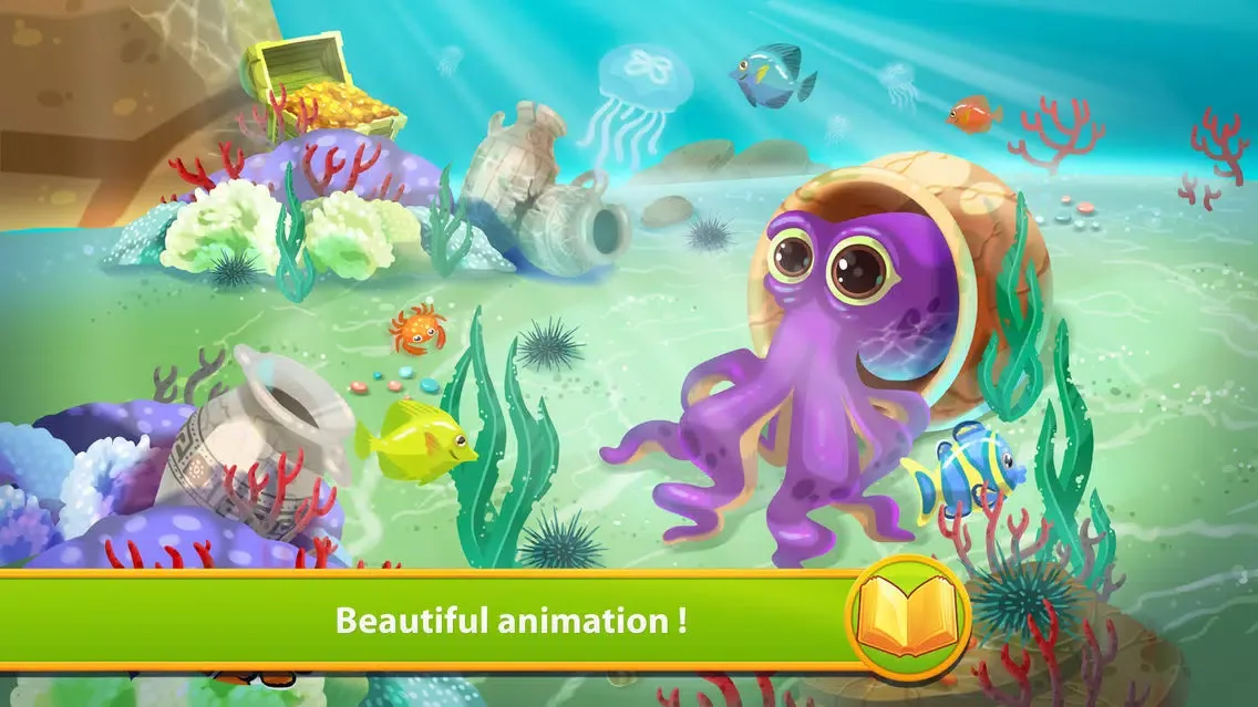 Tangkapan layar Sea Creatures - Storybook
