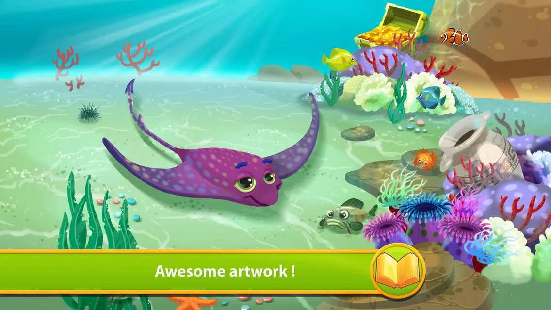 Tangkapan layar Sea Creatures - Storybook