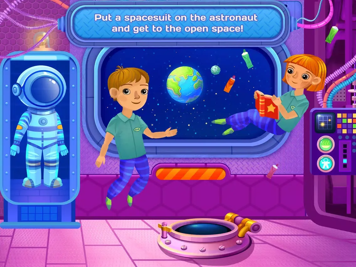 Tangkapan skrin Space - Storybook Free iPad 