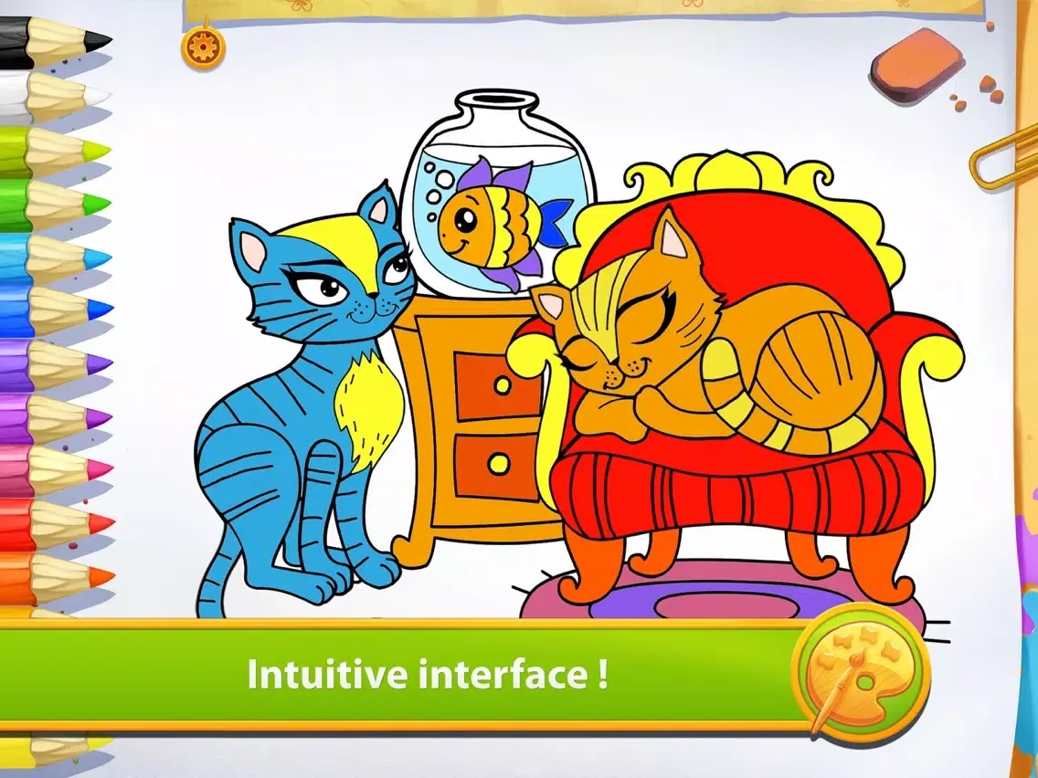 Скриншоты Kitties - Living Coloring Free iPad 
