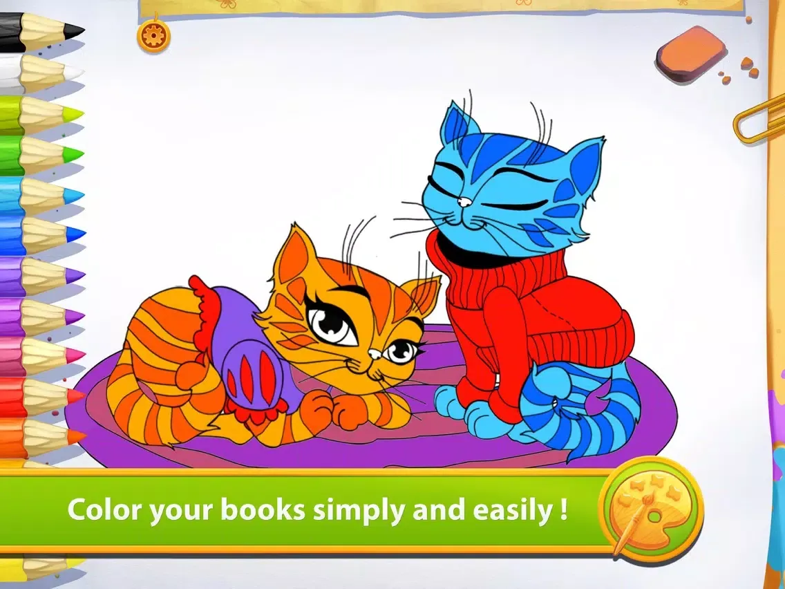 Скриншоты Kitties - Living Coloring Free iPad 