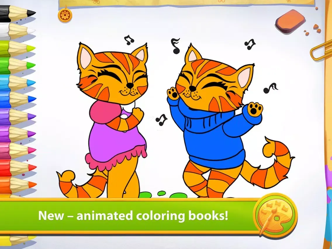 Скриншоты Kitties - Living Coloring Free iPad 