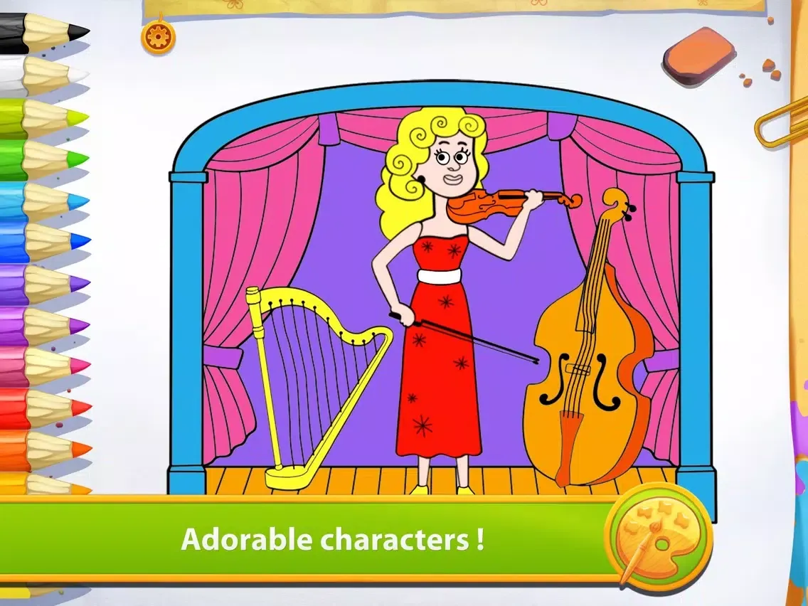 Zrzuty ekranu Occupations - Living Coloring iPad 