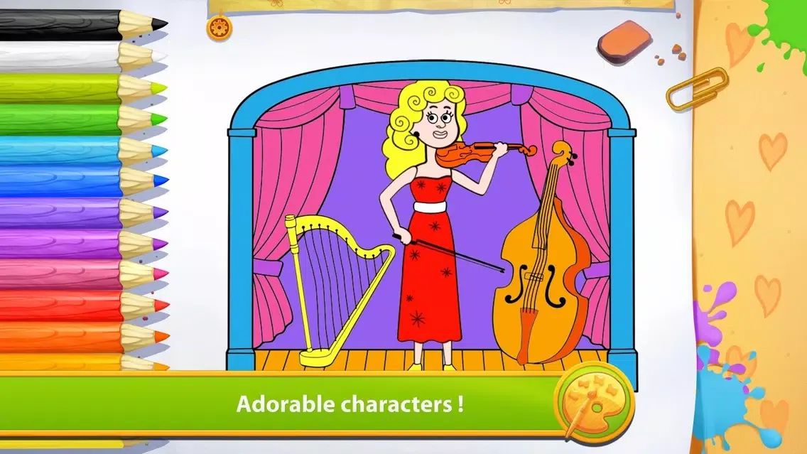 Zrzuty ekranu Occupations - Living Coloring