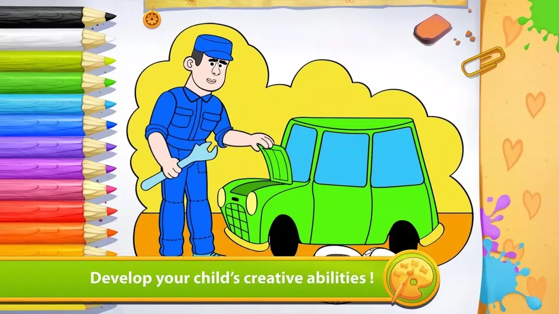 Zrzuty ekranu Occupations - Living Coloring
