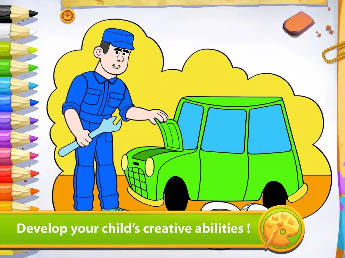 Captures d'écran de Occupations - Living Coloring Free iPad 