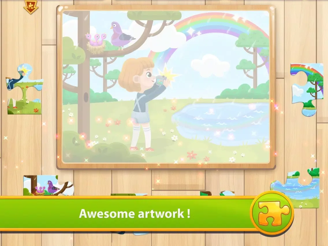 Weather - Cute Puzzles iPad  Ekran Görüntüleri