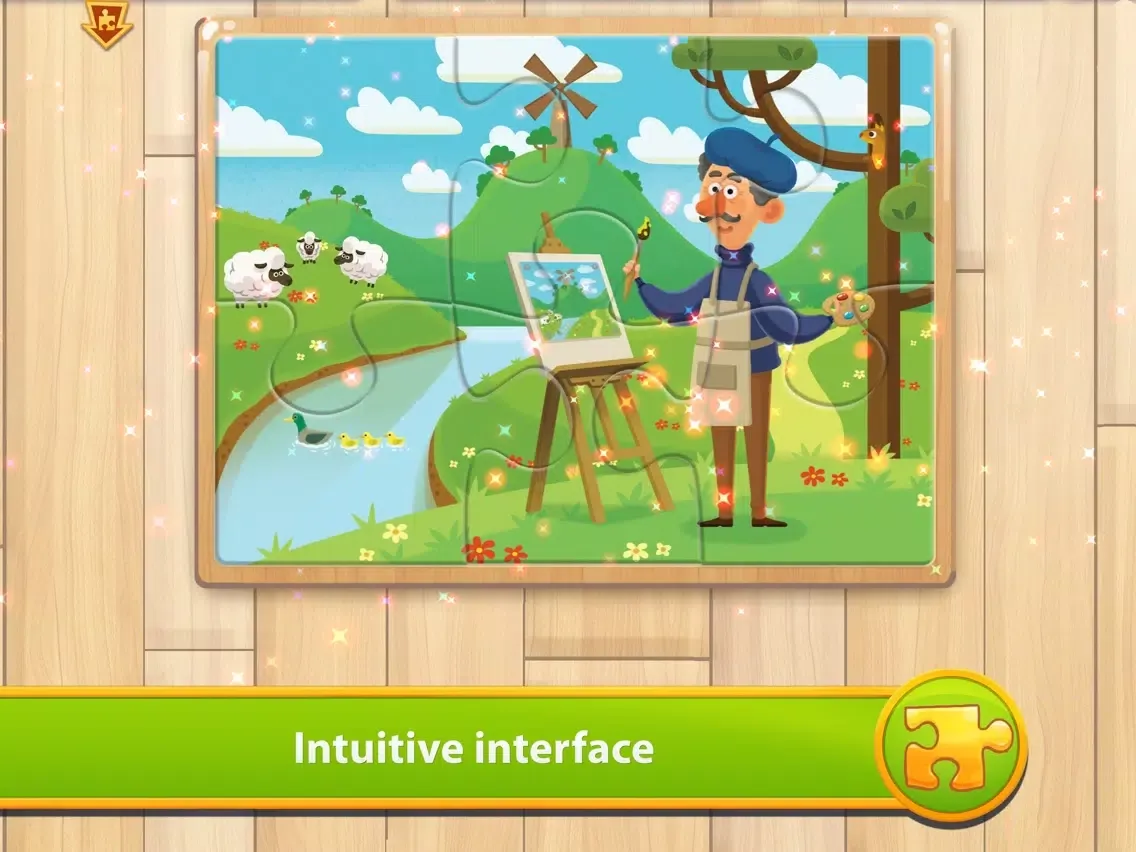 Ảnh chụp màn hình của Occupations - Cute Puzzles iPad 