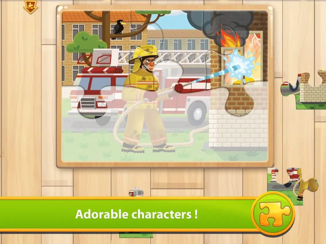 Ảnh chụp màn hình của Occupations - Cute Puzzles iPad 