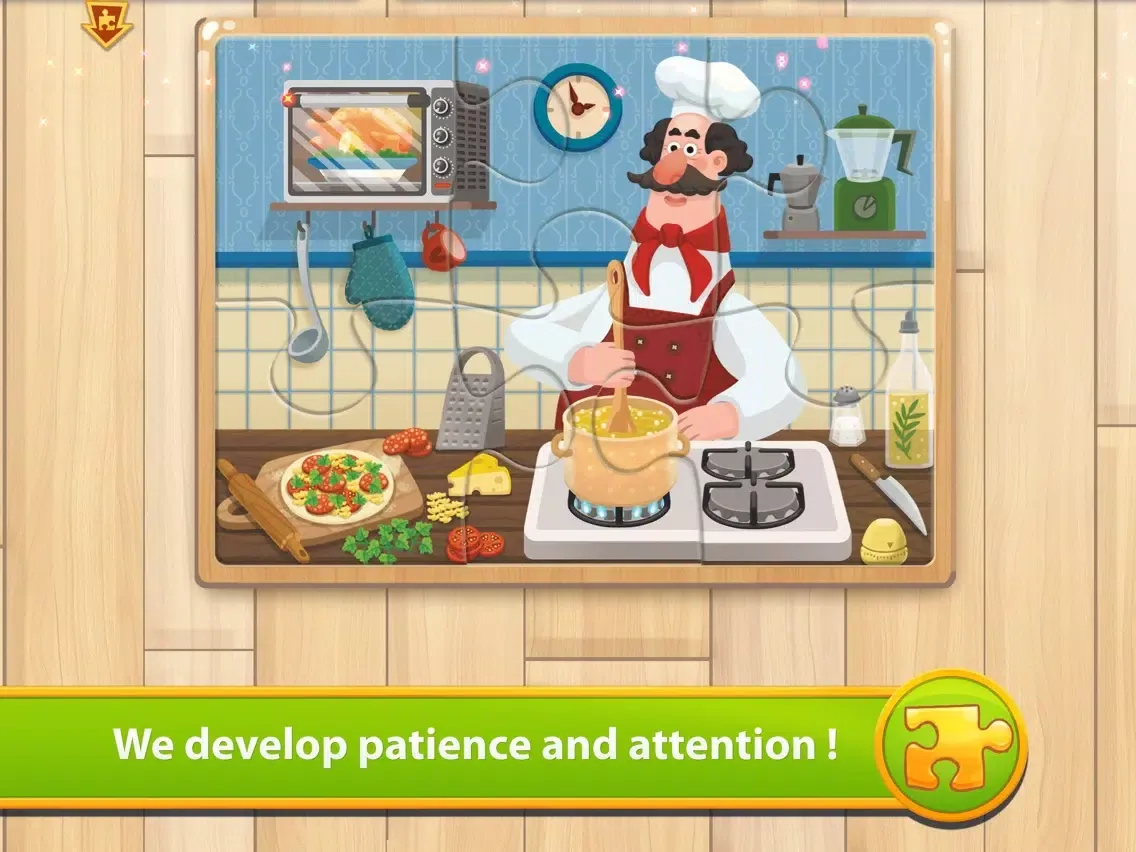 Ảnh chụp màn hình của Occupations - Cute Puzzles iPad 