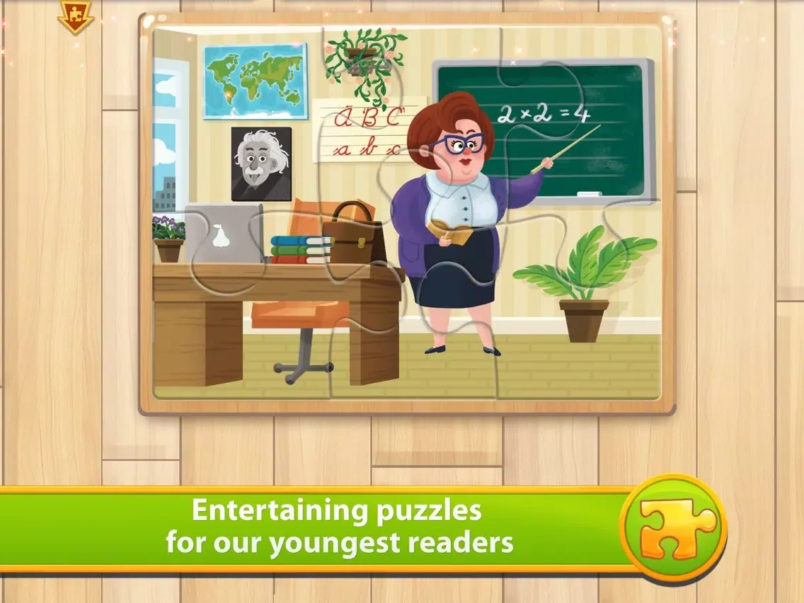Ảnh chụp màn hình của Occupations - Cute Puzzles iPad 
