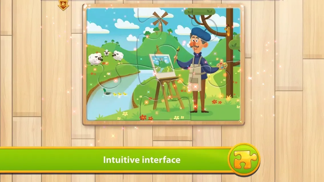 Ảnh chụp màn hình của Occupations - Cute Puzzles