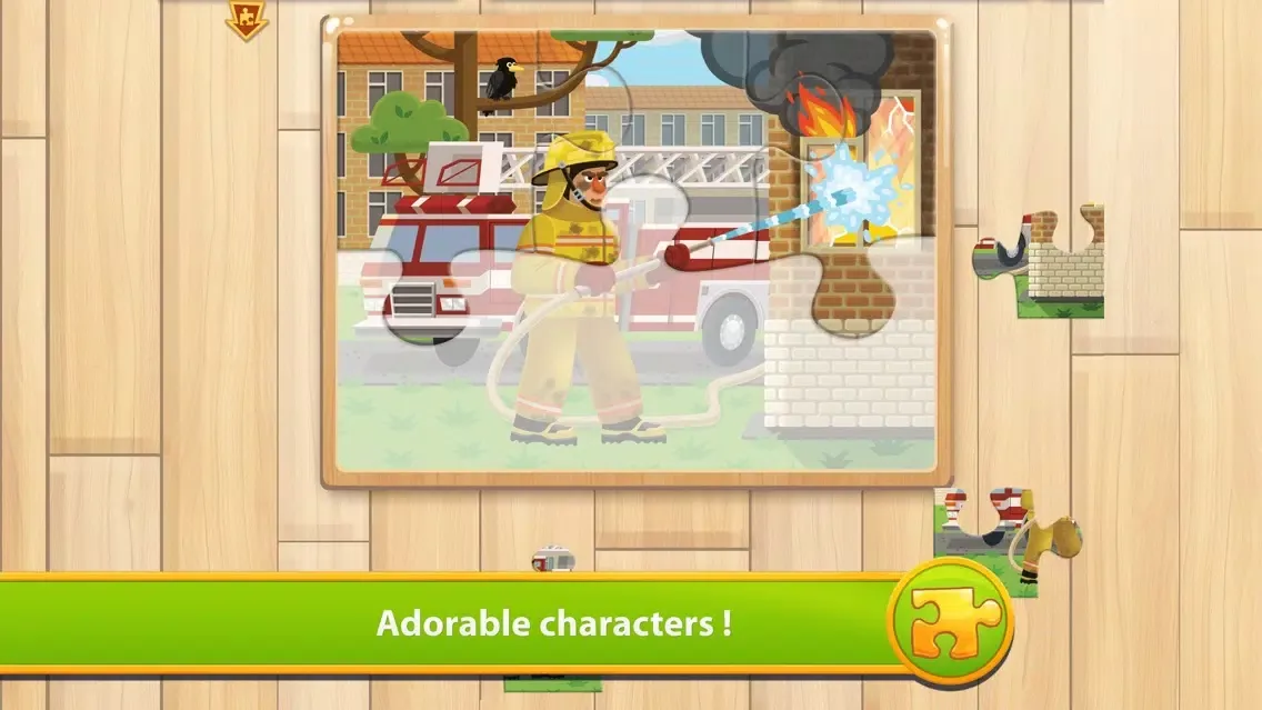 Ảnh chụp màn hình của Occupations - Cute Puzzles