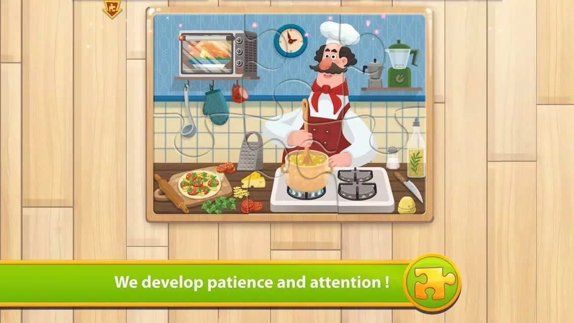 Ảnh chụp màn hình của Occupations - Cute Puzzles