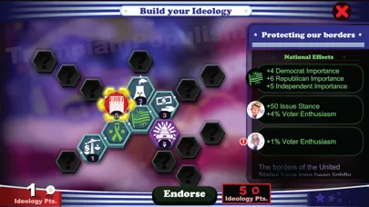 Ảnh chụp màn hình của The Political Machine 2020