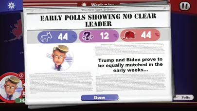 Ảnh chụp màn hình của The Political Machine 2020
