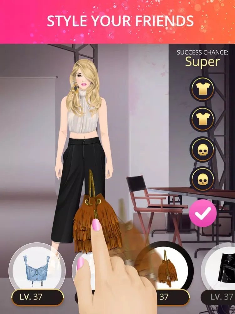 Capturas de tela do Stardoll Stylista iPad 