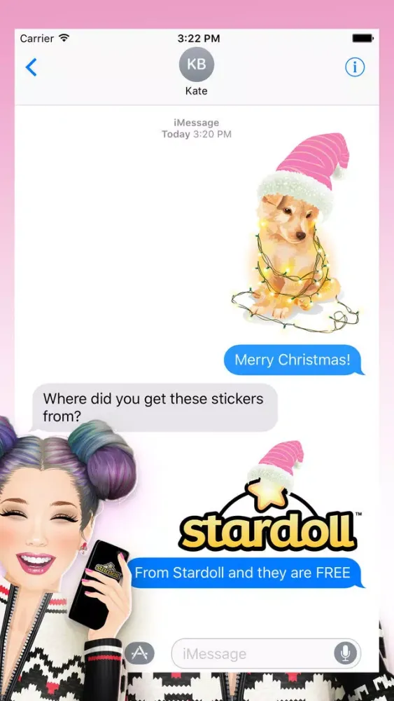 Capturas de tela do Stardoll Christmas Stickers