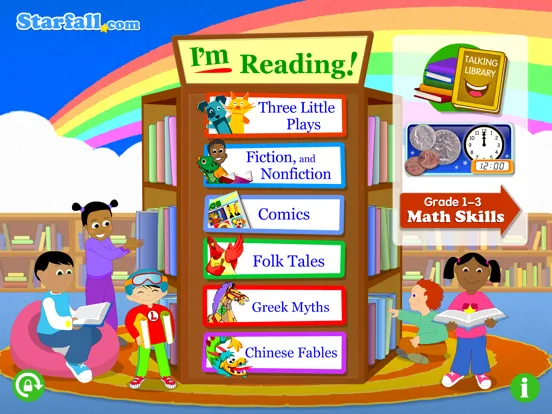 تصاویر Starfall I'm Reading iPad