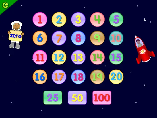 Zrzuty ekranu Starfall iPad 