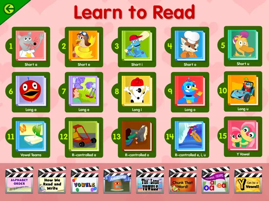 Zrzuty ekranu Starfall iPad 