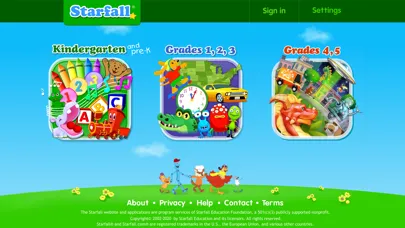 Zrzuty ekranu Starfall
