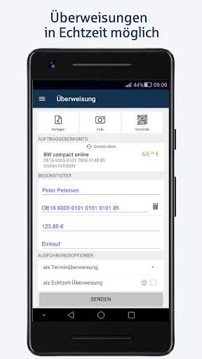 BW-Mobilbanking Phone + Tablet Screenshots