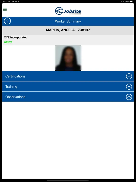تصاویر FC Jobsite iPad 