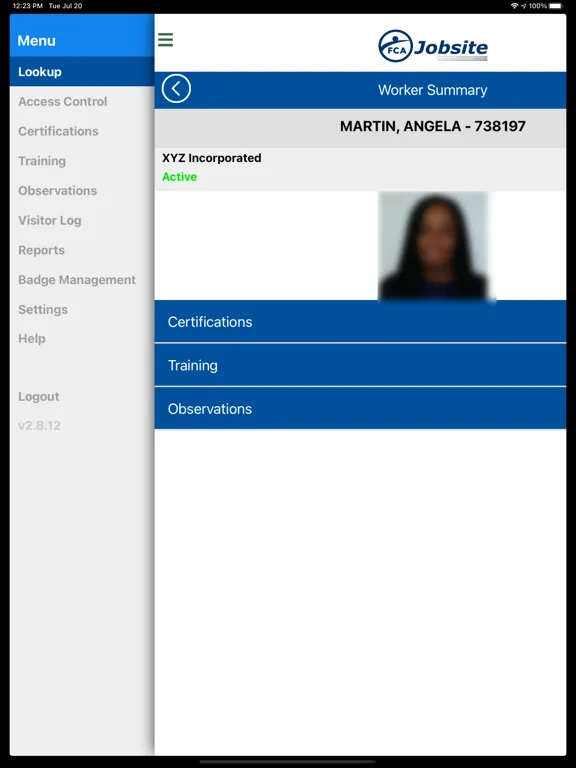 تصاویر FC Jobsite iPad 
